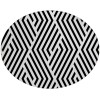 Addison Chantille ACN550 Black 8 ft. x 8 ft. Round Rug