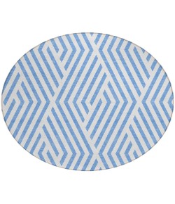 Addison Chantille ACN550 Denim 8 ft. x 8 ft. Round Rug