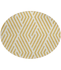 Addison Chantille ACN550 Gold 8 ft. x 8 ft. Round Rug