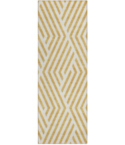 Addison Chantille ACN550 Gold 2 ft. 3 in. x 7 ft. 6 in. Runner Rug