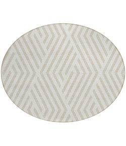 Addison Chantille ACN550 Ivory 8 ft. x 8 ft. Round Rug