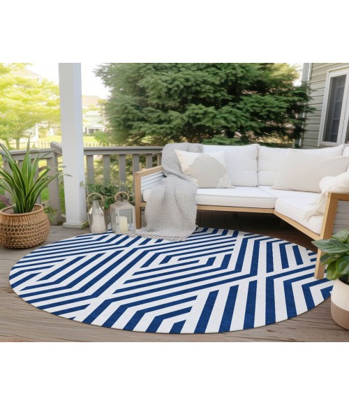 Chantille ACN550 Navy 8' x 8' Rug