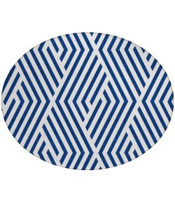 Addison Chantille ACN550 Navy 8 ft. x 8 ft. Round Rug