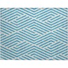 Addison Chantille ACN550 Teal 1 ft. 8 in. x 2 ft. 6 in. Rectangle Rug