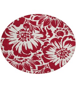 Addison Chantille ACN551 Burgundy 8 ft. x 8 ft. Round Rug