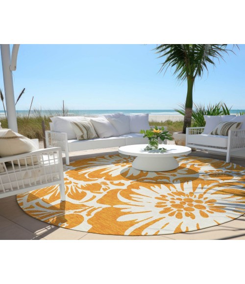 Chantille ACN551 Orange 8' x 8' Rug