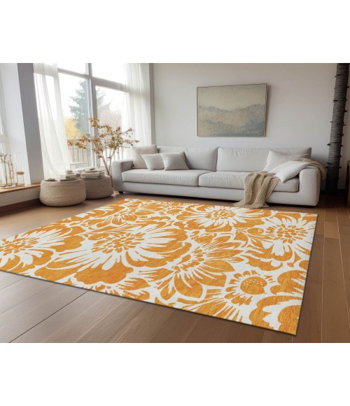 Chantille ACN551 Orange 5' x 7'6" Rug