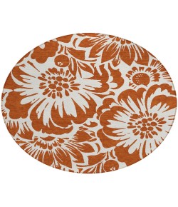 Addison Chantille ACN551 Paprika 8 ft. x 8 ft. Round Rug