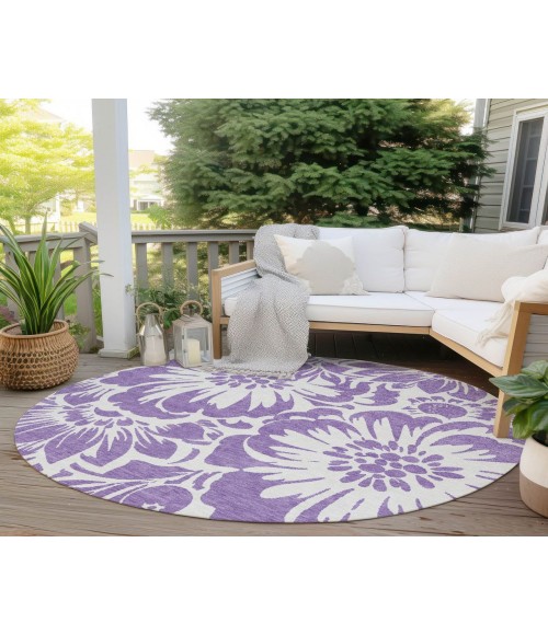 Chantille ACN551 Purple 8' x 8' Rug