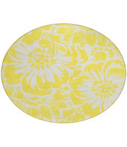 Addison Chantille ACN551 Yellow 8 ft. x 8 ft. Round Rug