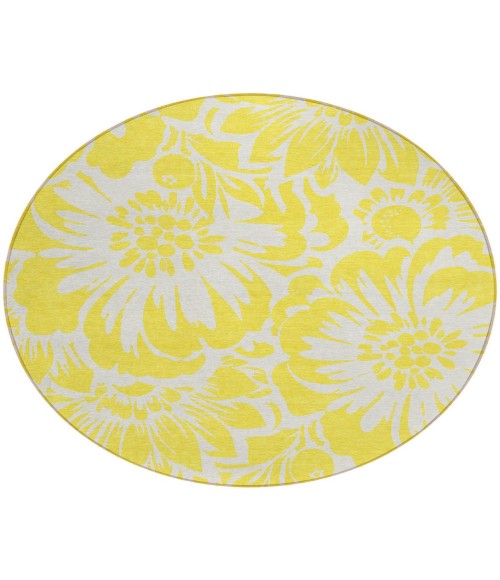 Chantille ACN551 Yellow 8' x 8' Rug
