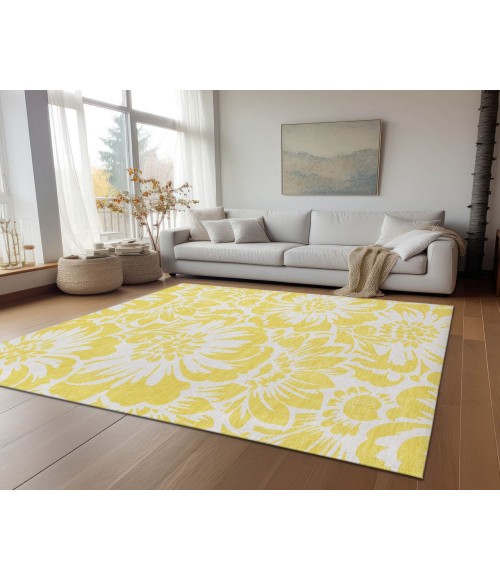 Chantille ACN551 Yellow 5' x 7'6" Rug