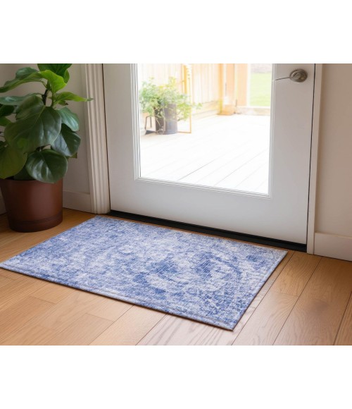 Chantille ACN553 Blue 1'8" x 2'6" Rug