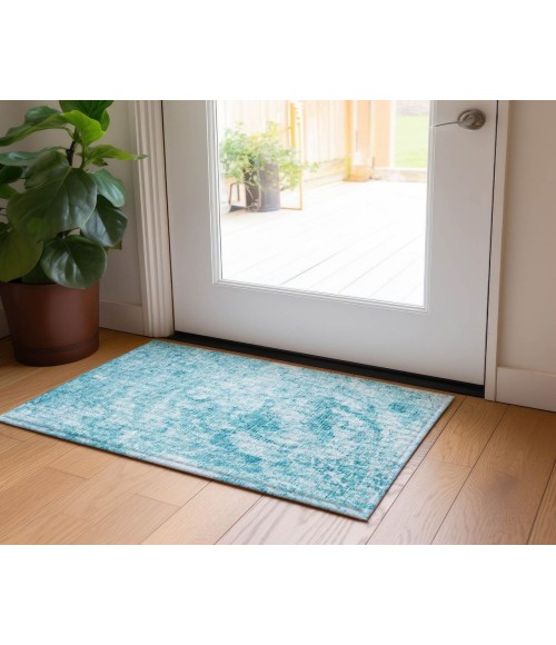 Chantille ACN553 Teal 1'8" x 2'6" Rug