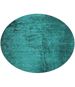 Addison Chantille ACN554 Teal 8 ft. x 8 ft. Round Rug