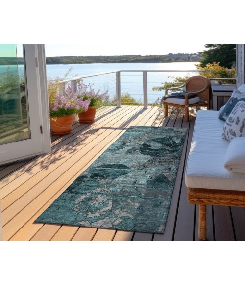Chantille ACN555 Teal 2'3" x 7'6" Rug