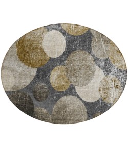 Addison Chantille ACN556 Brown 8 ft. x 8 ft. Round Rug