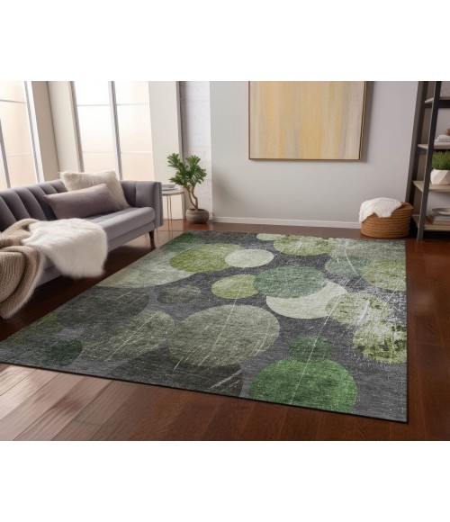 Chantille ACN556 Green 2'6" x 3'10" Rug