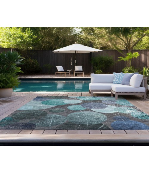 Chantille ACN556 Teal 2'6" x 3'10" Rug