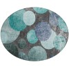 Addison Chantille ACN556 Teal 8 ft. x 8 ft. Round Rug
