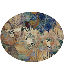 Addison Chantille ACN558 Beige 8 ft. x 8 ft. Round Rug