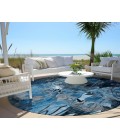 Chantille ACN558 Blue 8' x 8' Rug
