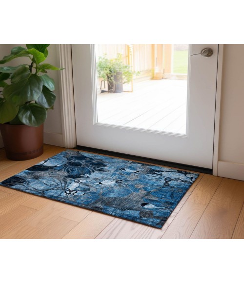 Chantille ACN558 Blue 1'8" x 2'6" Rug