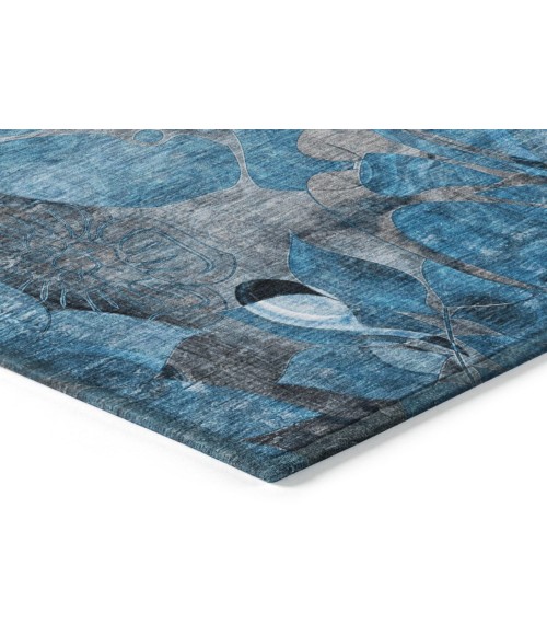Chantille ACN558 Blue 5' x 7'6" Rug
