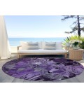 Chantille ACN558 Purple 8' x 8' Rug