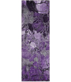 Addison Chantille ACN558 Purple 2 ft. 3 in. x 7 ft. 6 in. Runner Rug