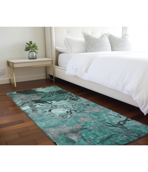 Chantille ACN558 Teal 2'3" x 7'6" Rug