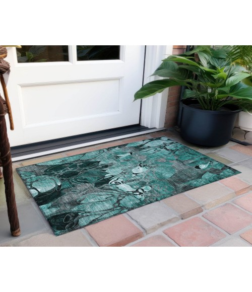 Chantille ACN558 Teal 1'8" x 2'6" Rug