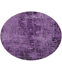 Addison Chantille ACN559 Purple 8 ft. x 8 ft. Round Rug