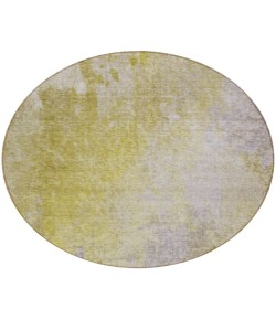 Addison Chantille ACN562 Gold 8 ft. x 8 ft. Round Rug