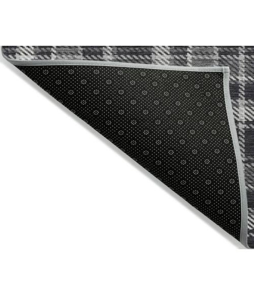ADDISON ACN563 Rug Chantille ACN563 Black 5' x 7'6" Rug