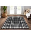 ADDISON ACN563 Rug Chantille ACN563 Black 5' x 7'6" Rug