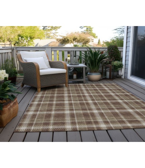 ADDISON ACN563 Rug Chantille ACN563 Chocolate 5' x 7'6" Rug