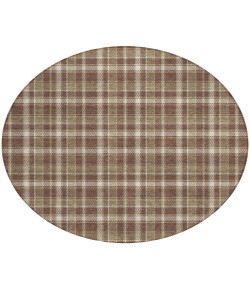Addison Chantille ACN563 Chocolate 8 ft. x 8 ft. Round Rug Addison Chantille ACN563 Chocolate 8 ft. x 8 ft. Round Rug