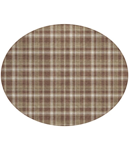ADDISON ACN563 Rug Chantille ACN563 Chocolate 8' x 8' Rug