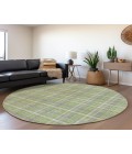 ADDISON ACN563 Rug Chantille ACN563 Green 8' x 8' Rug