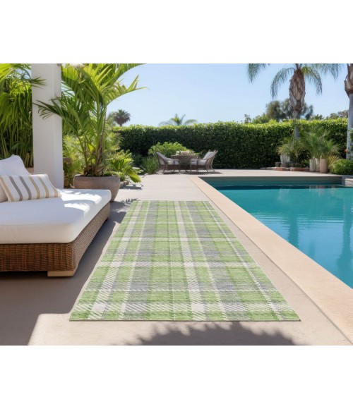 ADDISON ACN563 Rug Chantille ACN563 Green 2'3" x 7'6" Rug