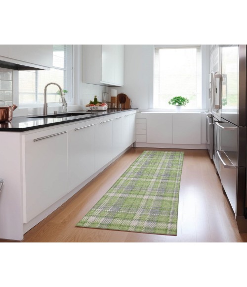 ADDISON ACN563 Rug Chantille ACN563 Green 2'3" x 7'6" Rug
