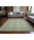 ADDISON ACN563 Rug Chantille ACN563 Green 5' x 7'6" Rug