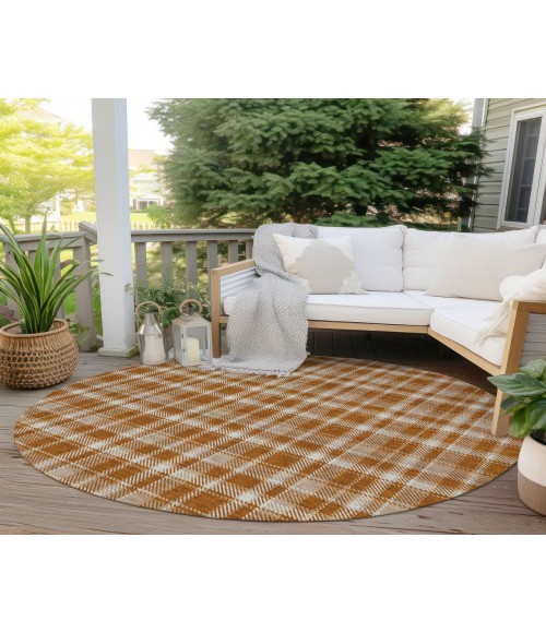 ADDISON ACN563 Rug Chantille ACN563 Paprika 8' x 8' Rug