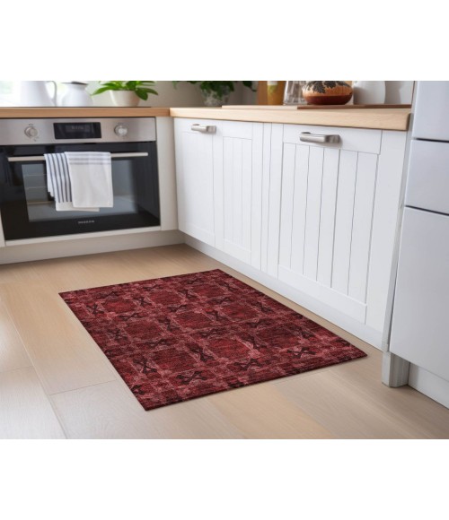 Chantille ACN564 Burgundy 1'8" x 2'6" Rug