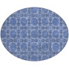 Addison Chantille ACN564 Denim 8 ft. x 8 ft. Round Rug