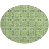Addison Chantille ACN564 Green 8 ft. x 8 ft. Round Rug