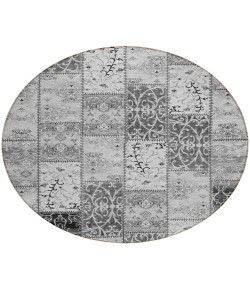 Addison Chantille ACN566 Gray 8 ft. x 8 ft. Round Rug