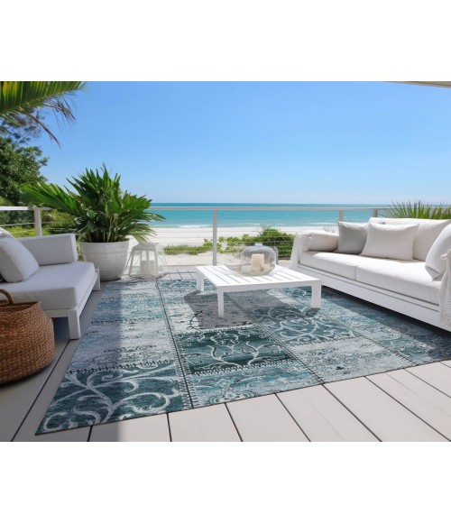 Chantille ACN566 Teal 3' x 5' Rug