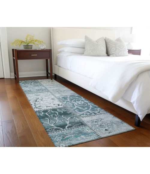 Chantille ACN566 Teal 2'3" x 7'6" Rug